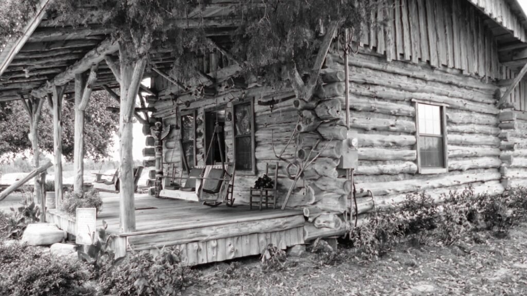 Download gratis log cabin mønster
