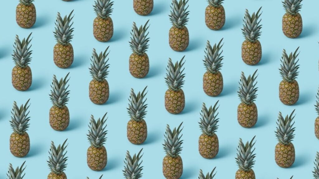 Download gratis ananas mønster hækling