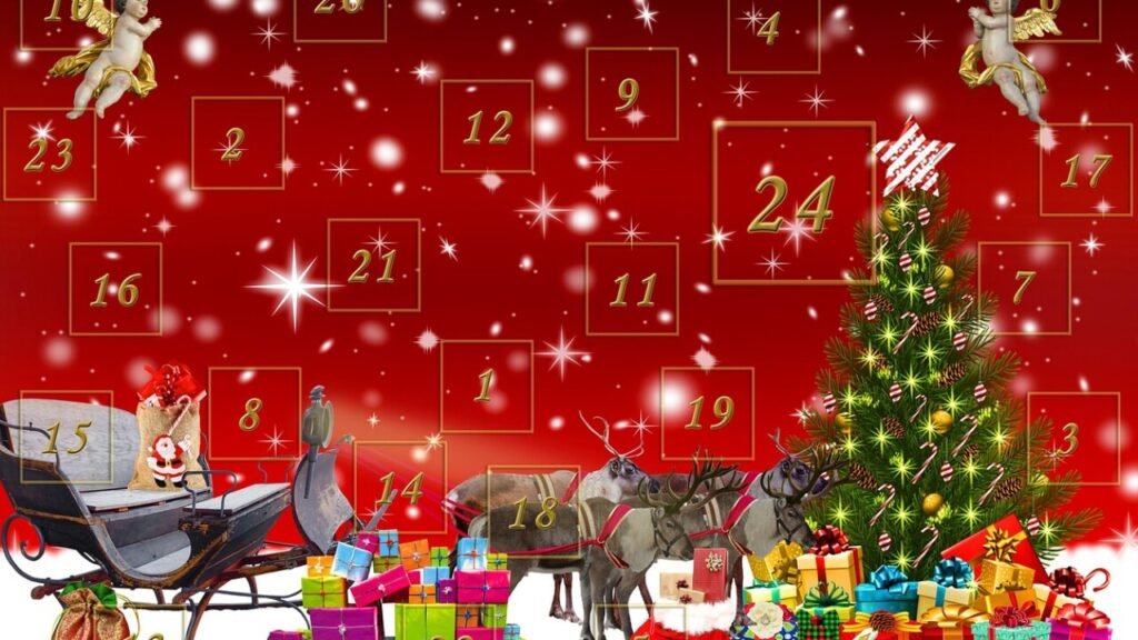 Download gratis broderi julekalender mønster